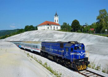 Viajar por Croacia en tren
