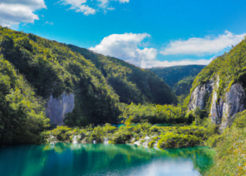 El paisaje en los parques nacionales de Croacia